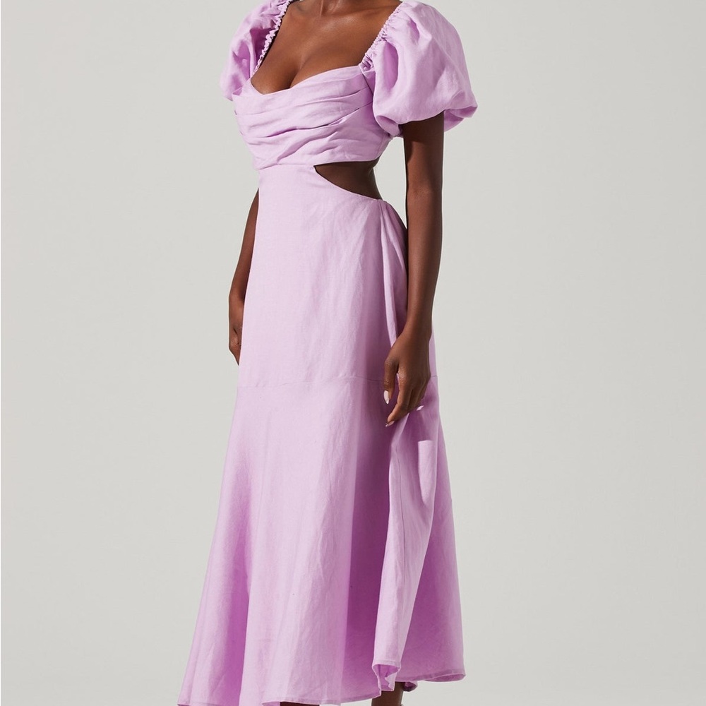 ASTR The Label The Winley Dress Lilac Size X-Small